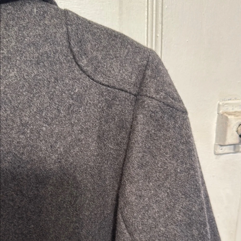 Tallissime Charcoal Military Inspired Wool Coat Size 18W - Picture 5 of 12